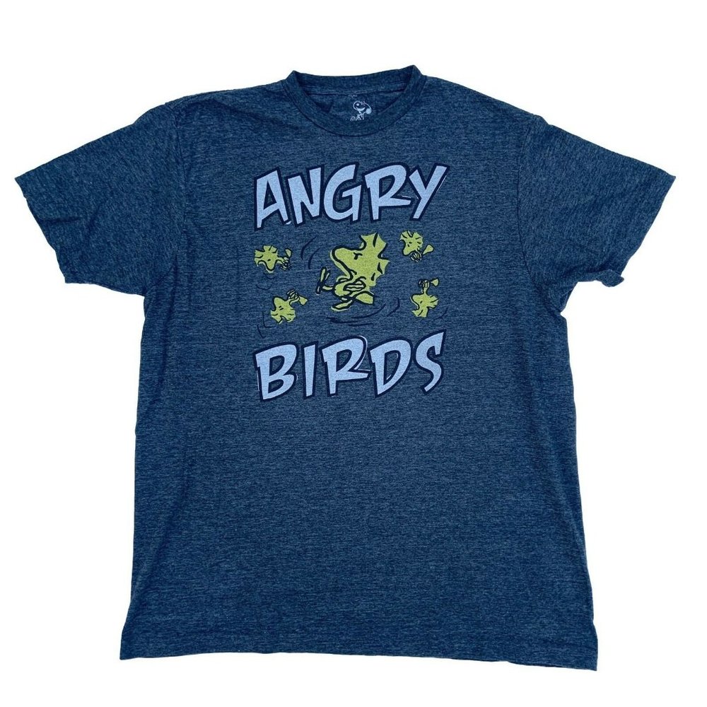 Peanuts Woodstock Angry Birds Snoopy T-Shirt 
